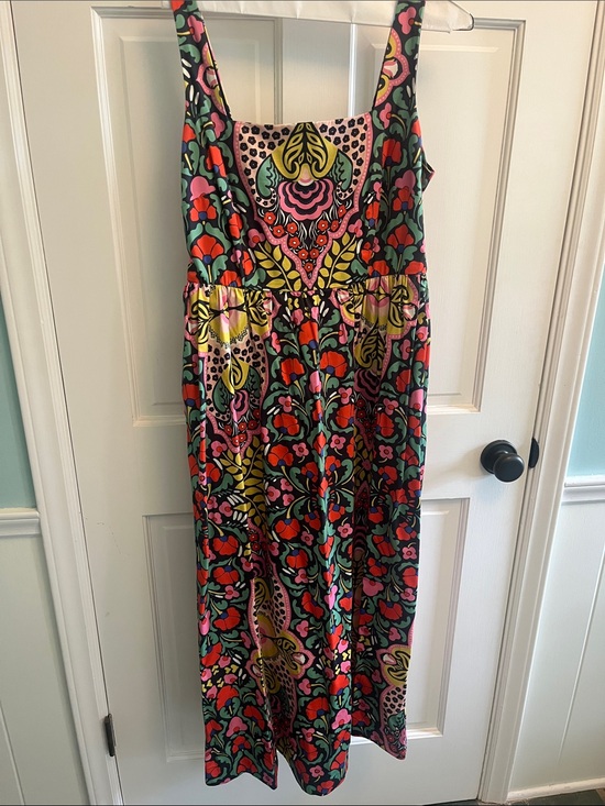 Boden Dresses & Skirts - Boden Multicolor Floral Maxi Dress in Black, Pink, Red, Yellow & Green